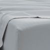 Grey 6 Piece Wrinkle Resistant Microfiber Polyester Sheet Set