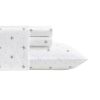 Coastal Beach Starfish White Navy Red 100-Percent Cotton Sheet Set